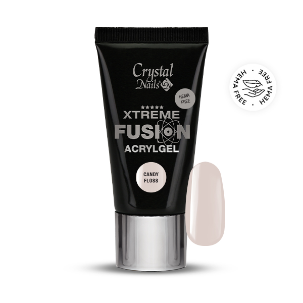 CN Fusion Akrilni gel 30g - Candy floss gel THF